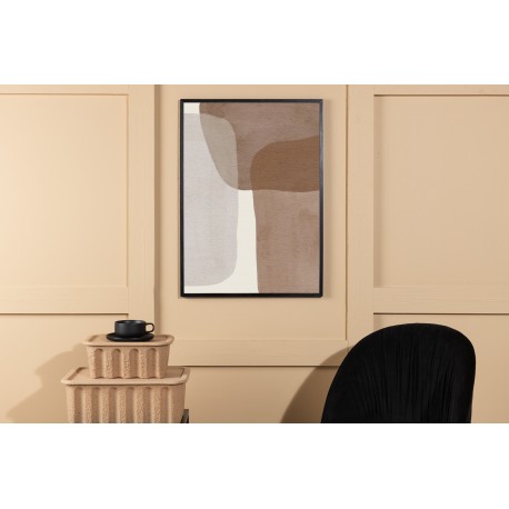 Kvadrater Plakat - Beige