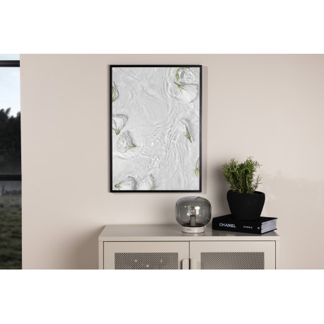 Hvid Roser Plakat - Hvid