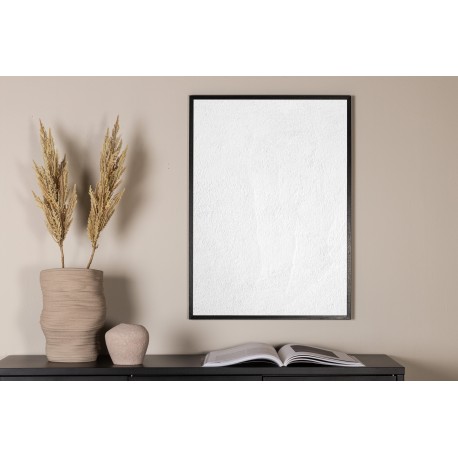 Hvid Abstrakt Plakat - Hvid