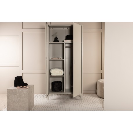 Piring Garderobeskab 85 x 183 - Beige