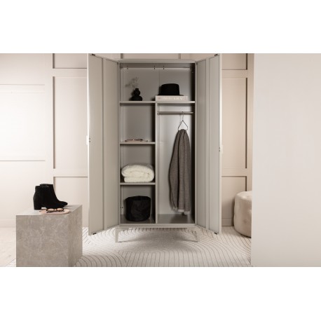 Piring Garderobeskab 85 x 183 - Beige