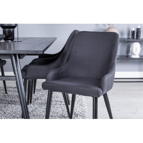 Elegant t Spisebordssæt - Sort