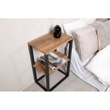 Rise Bord - Sort og Natur