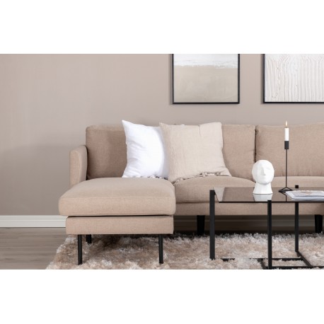 Zoom U-Sofa -Brun