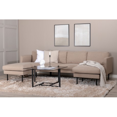 Zoom U-Sofa -Brun