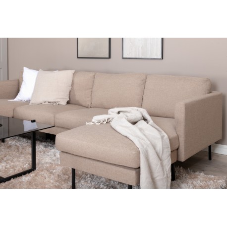 Zoom U-Sofa -Brun