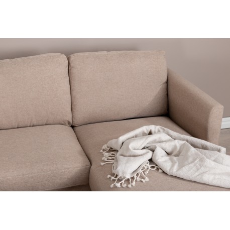 Zoom U-Sofa -Brun