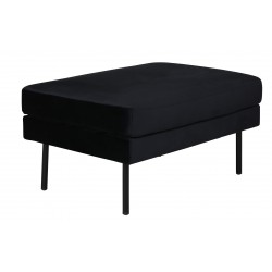 Zoom Puf 85x64cm - Sort velour