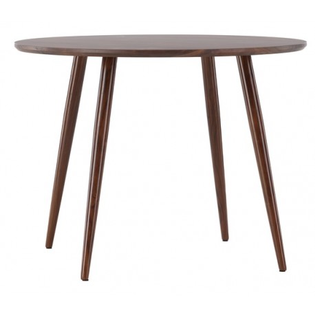Sanford - 100x75 Rundt spisebord - Mørkebrun
