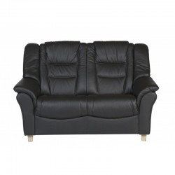 Strib 3 personers sofa Sort