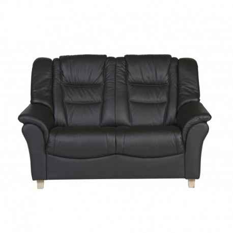 Strib 3 personers sofa Sort