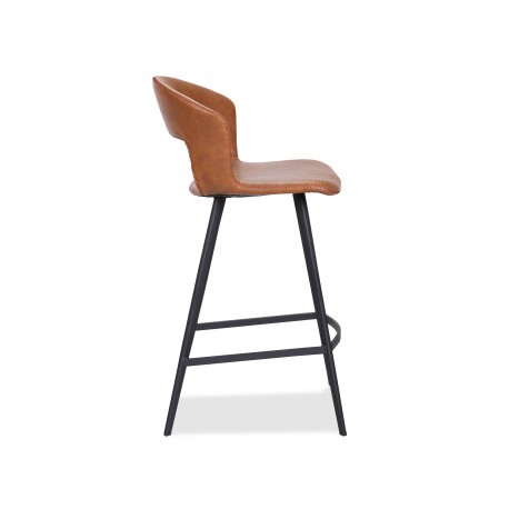 Tora barstol – 73 cm – Cognac