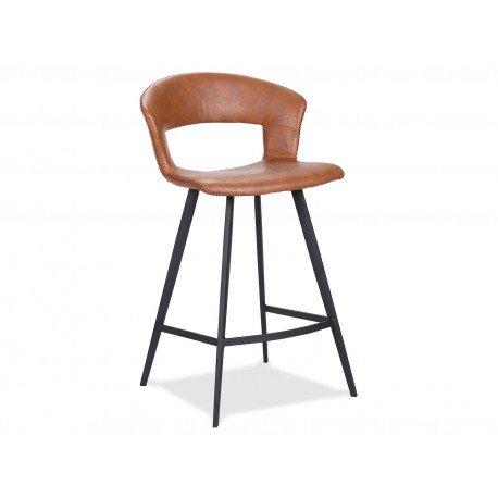 Tora barstol – 73 cm – Cognac