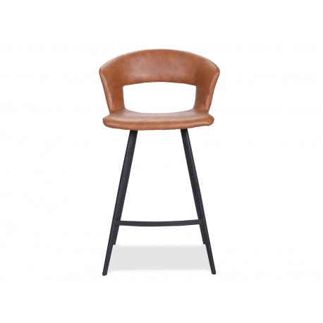 Tora barstol – 73 cm – Cognac