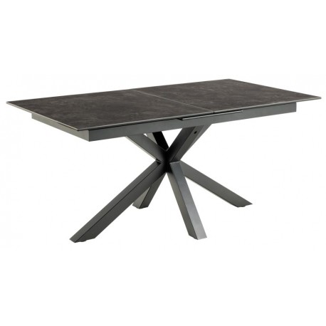 Heaven Spisebord Sort keramik 168cm kan udvides til 210 cm