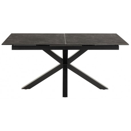 Heaven Spisebord Sort keramik 168cm kan udvides til 210 cm