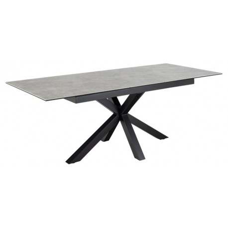 Heaven Spisebord Grå Anista ru keramik 168cm kan udvides til 210 cm