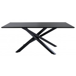Piazza Spisebord 180cm - Sort