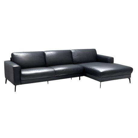 Esbjerg læder chaiselongsofa Højrevendt