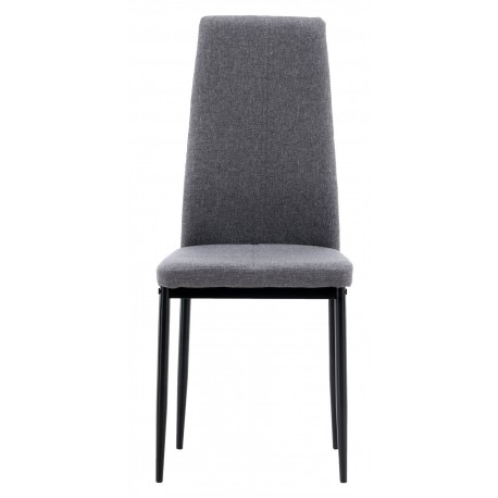 Petra Spisebordsstol - Mørkegrå stof