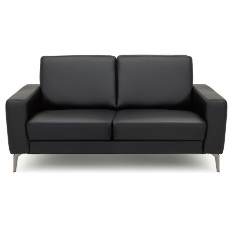 Lodbjerg 2 pers lædersofa