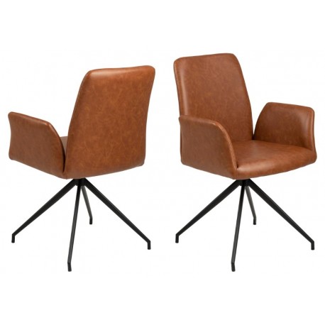 Naya spisebordsstol - Retro cognac