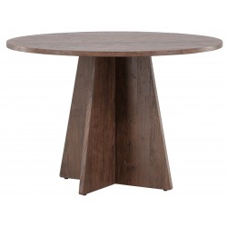 Bootcut Rundt spisebord Ø110 cm - Mocca