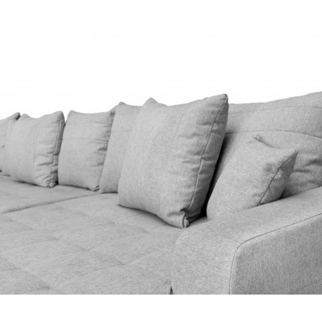 Miami XL U-sofa højrevendt - Stof