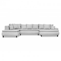 Miami XL U-sofa højrevendt - Stof