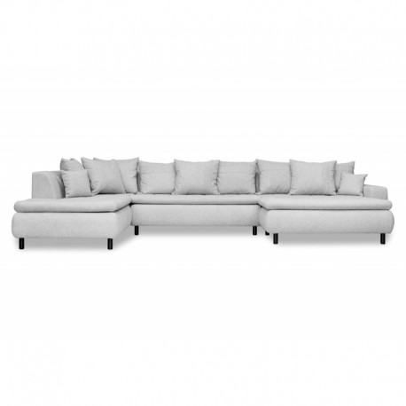 Miami XL U-sofa højrevendt - Stof