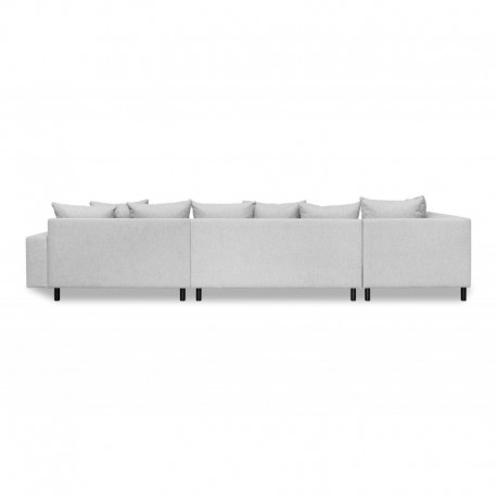 Miami XL U-sofa højrevendt - Stof