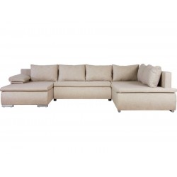 ACRA U-Sofa Vesntrevendt - integreret sovefunktion