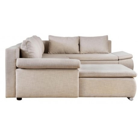 ACRA U-Sofa Vesntrevendt - integreret sovefunktion
