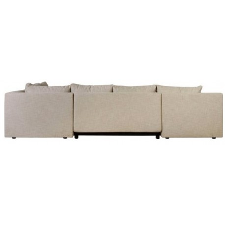 ACRA U-Sofa Vesntrevendt - integreret sovefunktion
