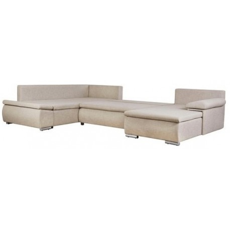 Romo U-Sofa Højrevendt - integreret sovefunktion