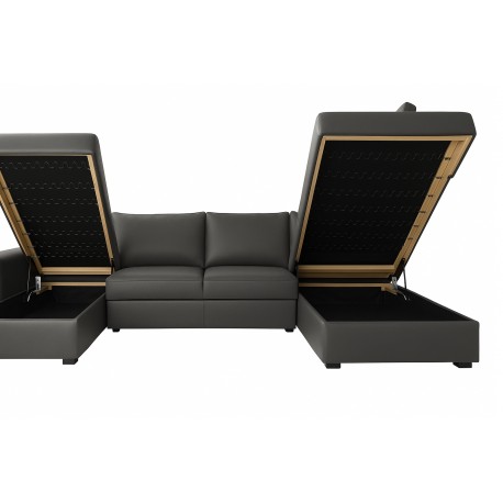 Canape Deluxe U-Sovesofa venstrevendt