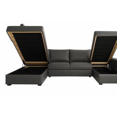 Canape Deluxe U-Sovesofa Højrevendt