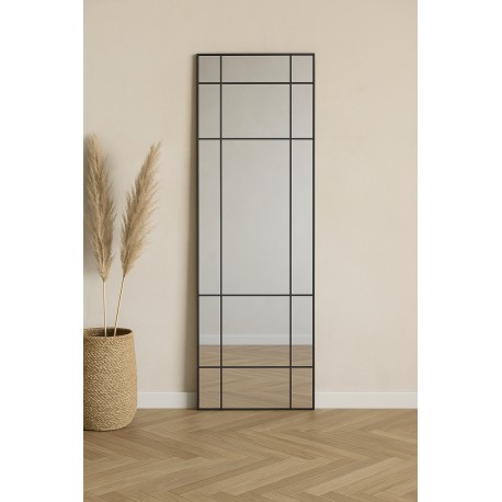 Lake New Yorker spejl - 193x67cm - Sort