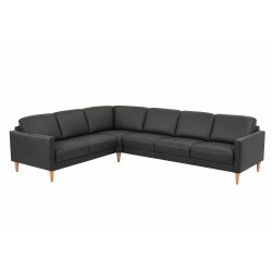 Hvidovre LæderHjørnesofa