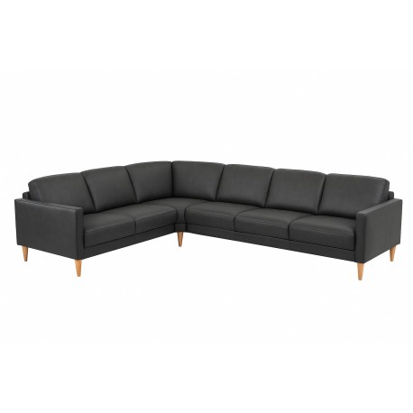 Hvidovre LæderHjørnesofa