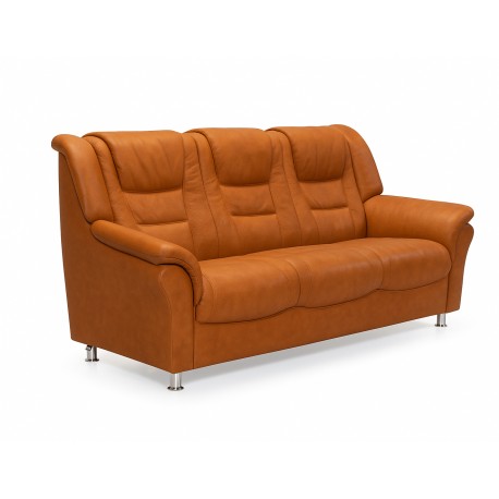Strib 3 Personers lædersofa