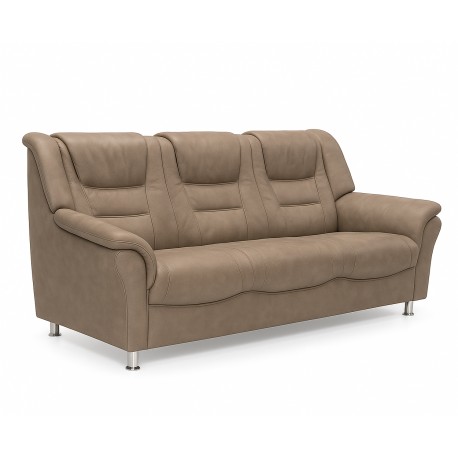 Strib 3 Personers lædersofa