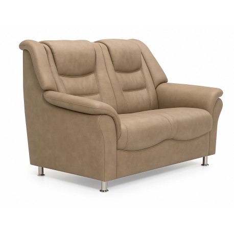 Strib 2 Personers Soleda lædersofa