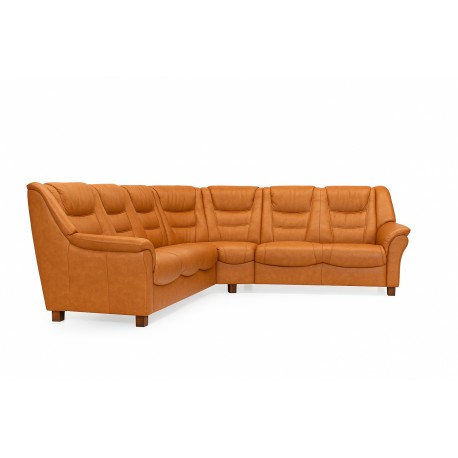 Strib LæderHjørnesofa