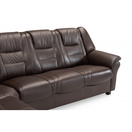 Strib LæderHjørnesofa