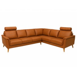 Ballerup Læder Hjørnesofa