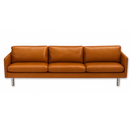Glostrup 3 pers lædersofa