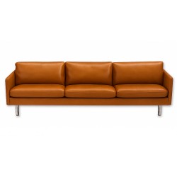 Glostrup 3 pers lædersofa