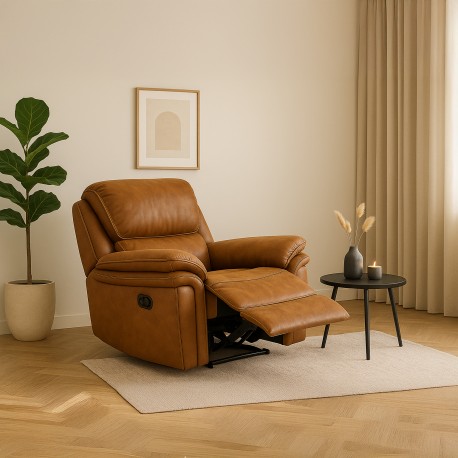 Saranda Recliner Lænestol - Cognac