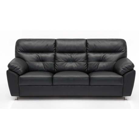 Dalby 3 pers lædersofa